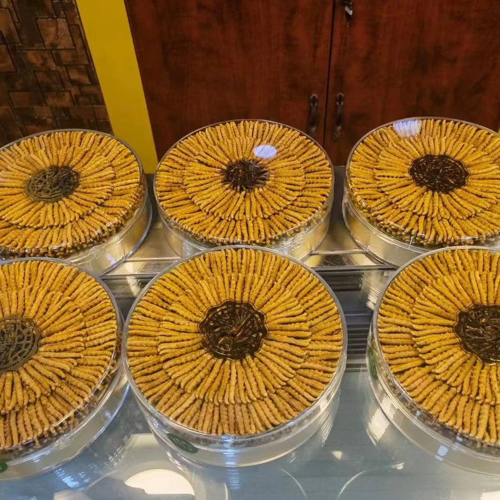 高海拔野生冬虫夏草整根干货可泡水炖汤