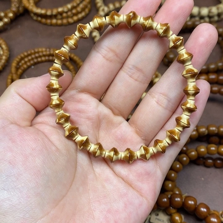手串紫金鼠实心鼠花皮金饭碗卡8