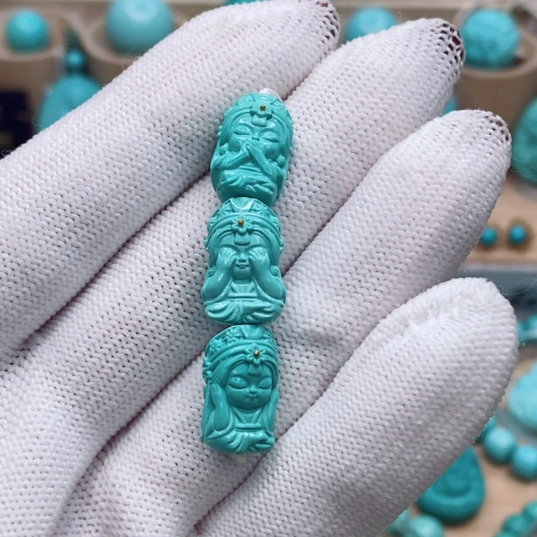 绿松石未镶嵌珠宝奇石