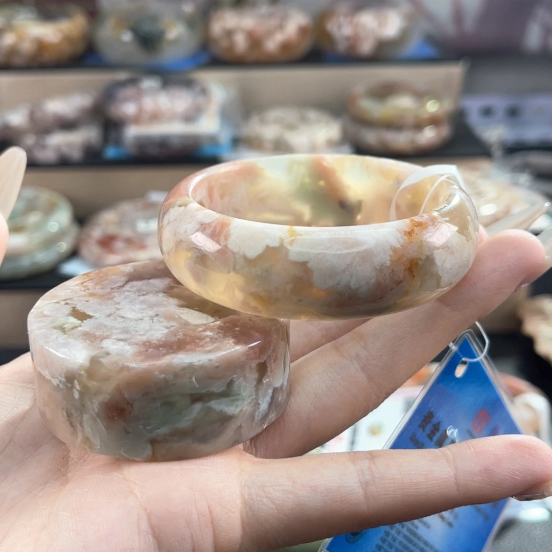 忘***草未镶嵌手镯石英质玉53