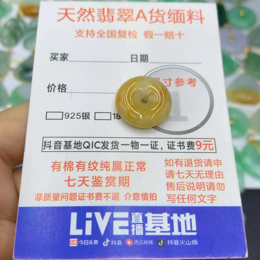 翡翠颈饰未镶嵌翡翠