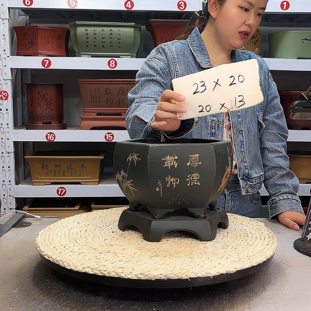 紫砂花盆紫砂花盆
