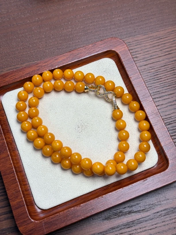 【艺品堂】9-10mm 蜜蜡 项链 珠宝