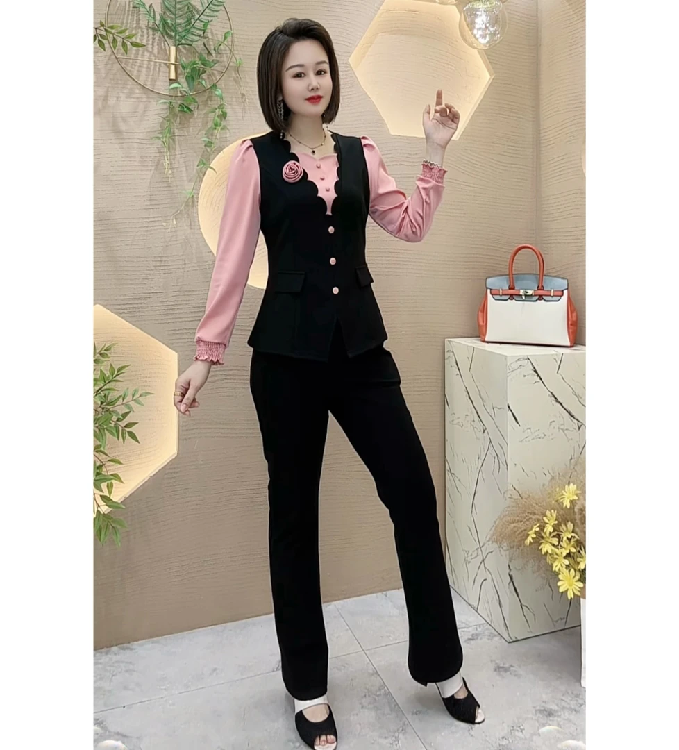 【雅俪莎精选】2025春夏洋气时尚气质百搭显瘦套装6709