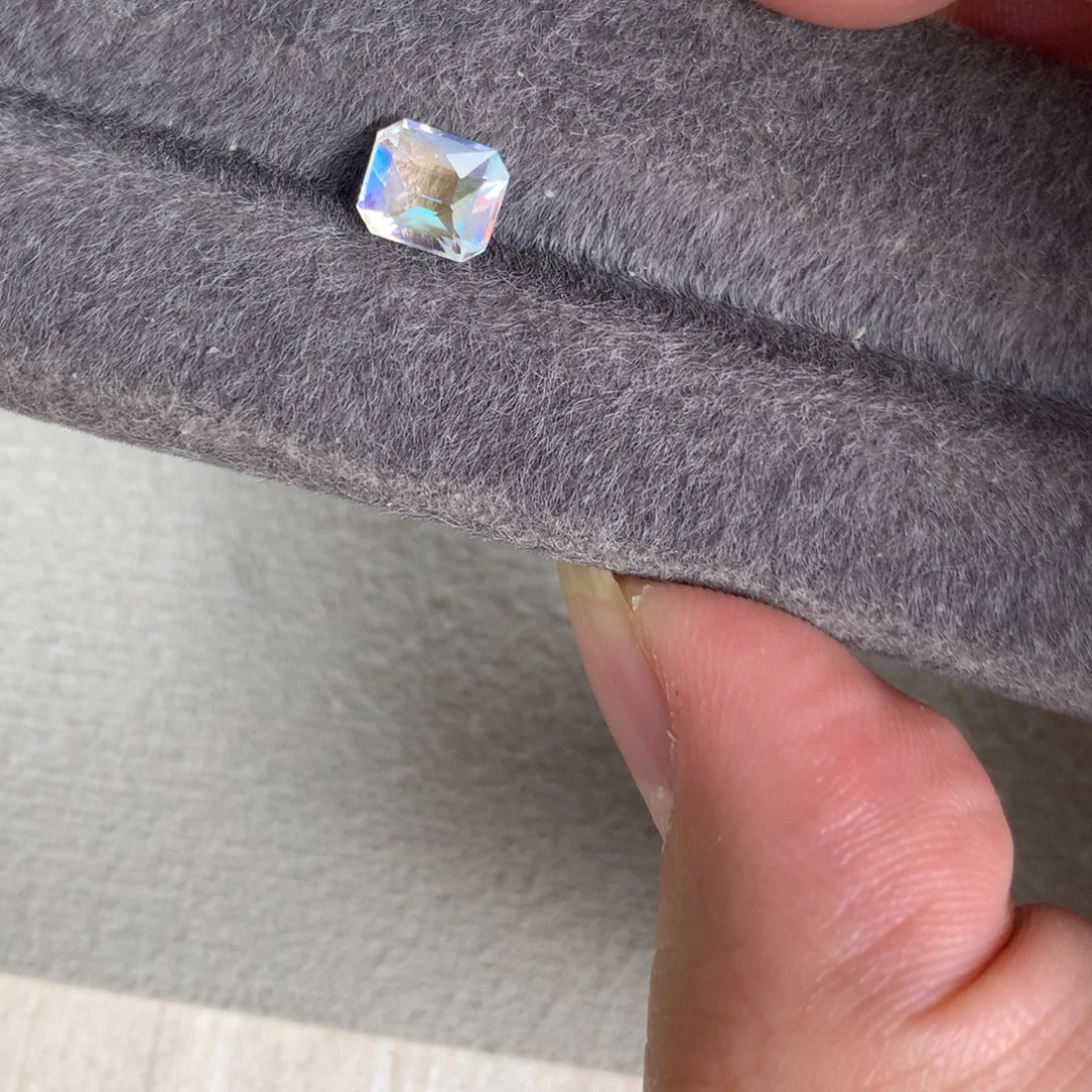 月光石裸石1.13 七彩月光