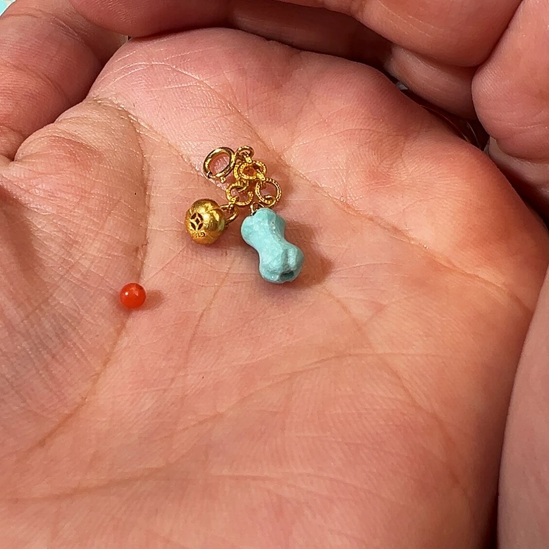 南红玛瑙配件未镶嵌两****?配件