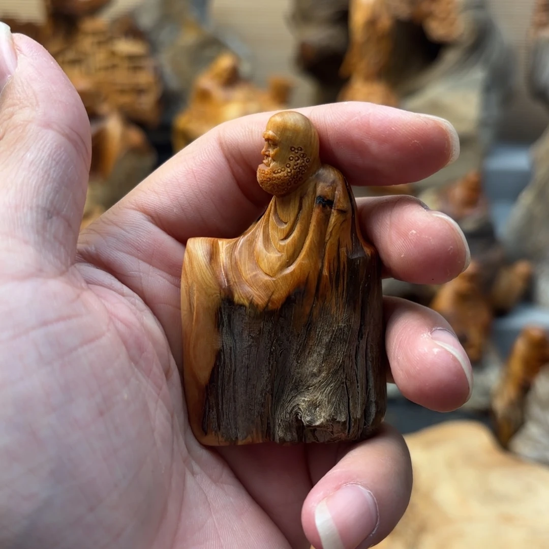 柏木太行崖柏手工雕刻