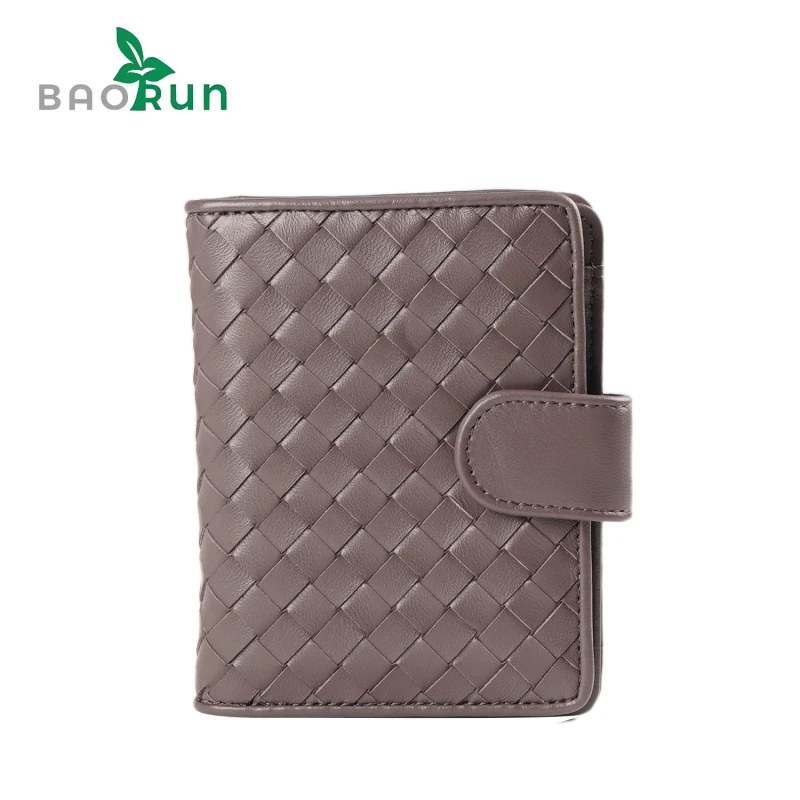 【MINI编织卡包】真皮编织多功能零钱包证件包通勤百搭