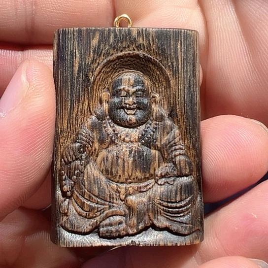 沉香吊坠乌身多样性发货1个