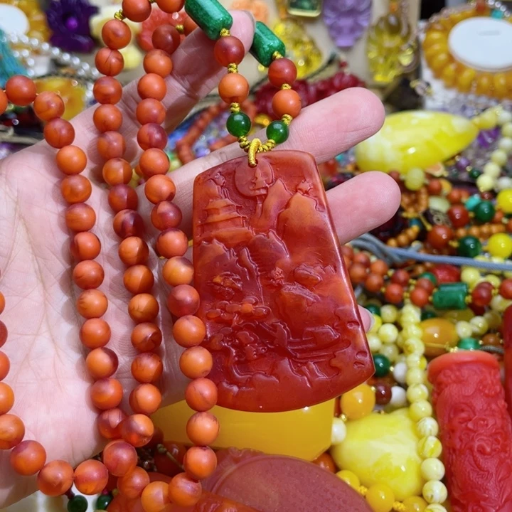 树脂制品70号雕刻毛衣链