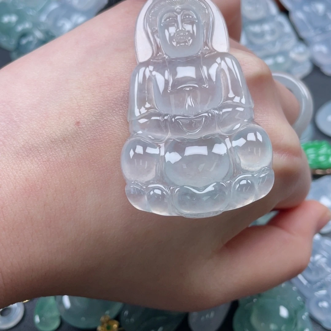 【闪购商品】翡翠颈饰未镶嵌观音