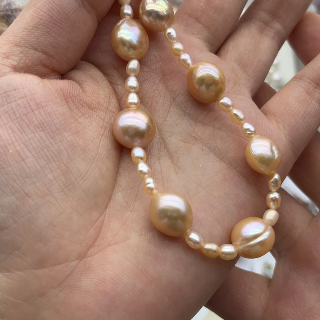 未镶嵌颈饰淡水珍珠