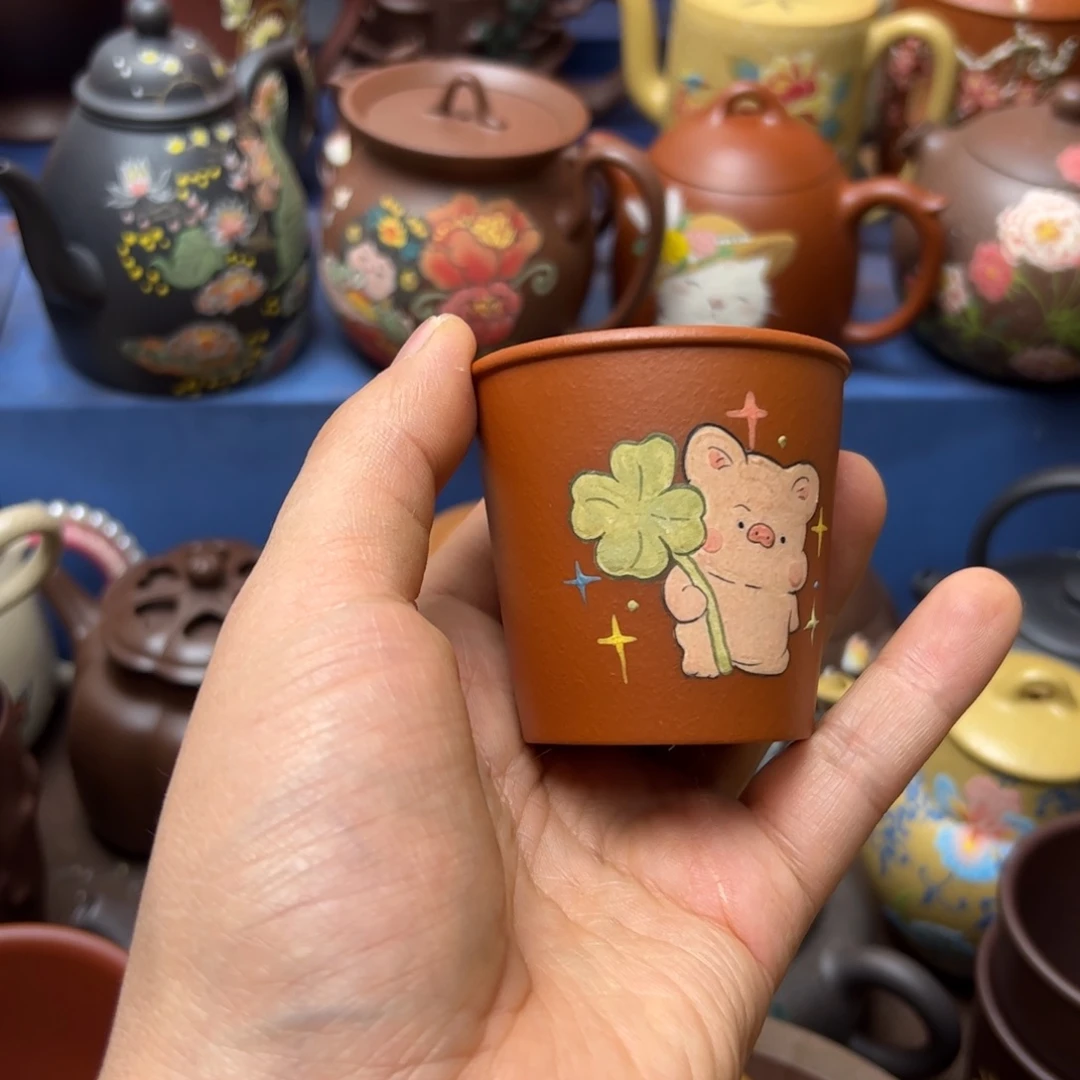 紫砂茶杯紫砂主人杯80cc