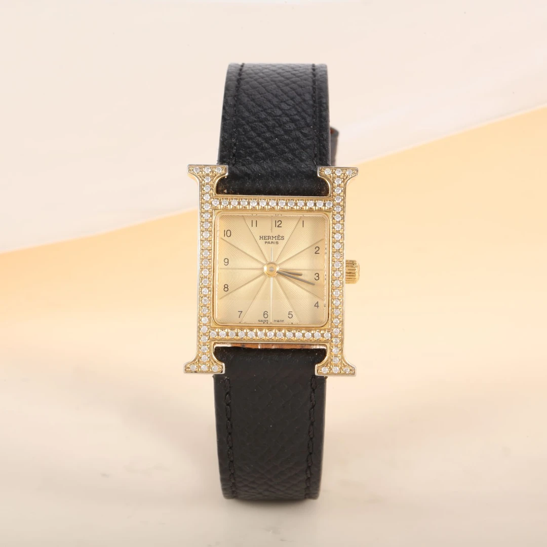 99新 Hermes/爱马仕 花花 -20积分 HOUR系列HH1.201.460/UNO手表