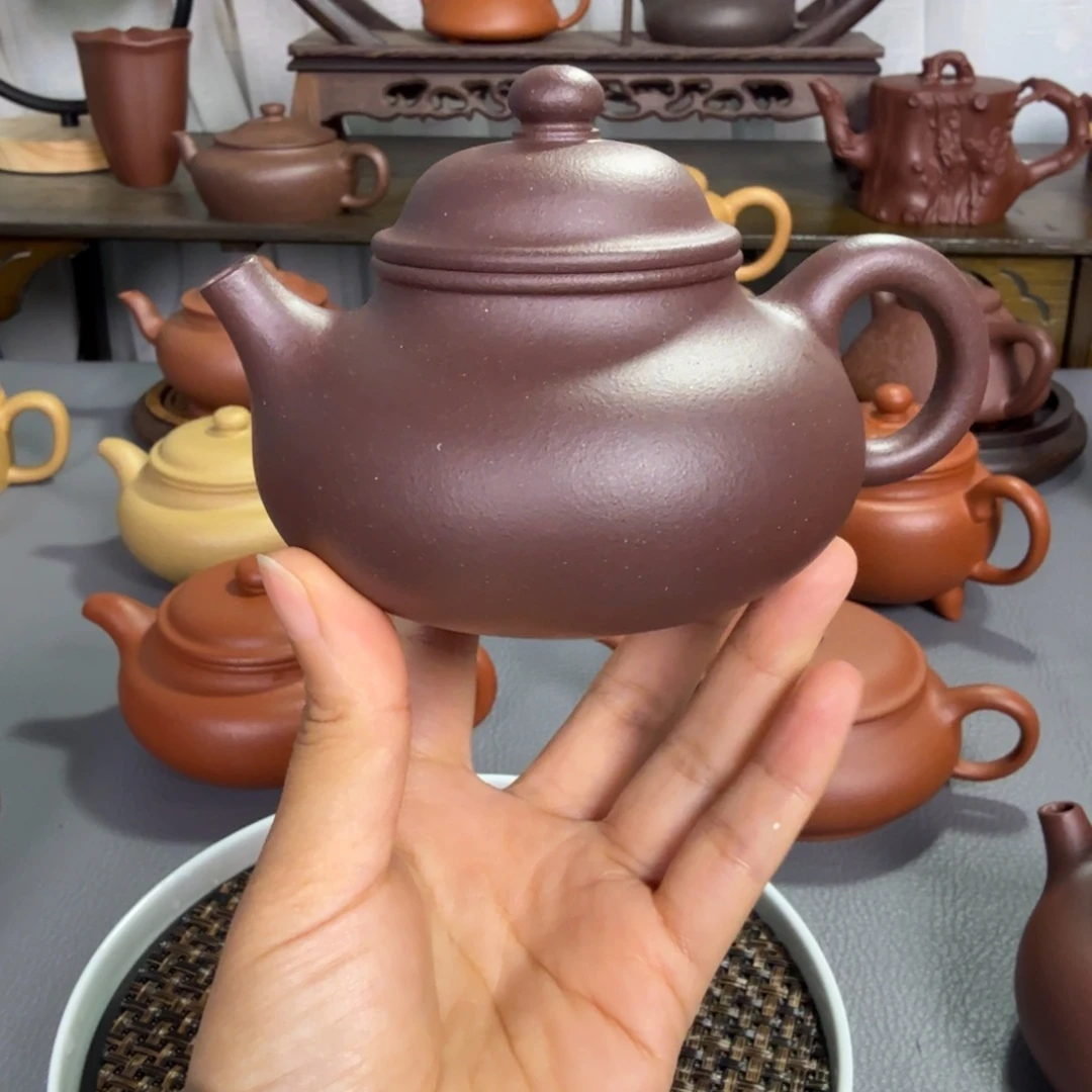 紫砂茶壶海*人紫砂壶220底槽清容天