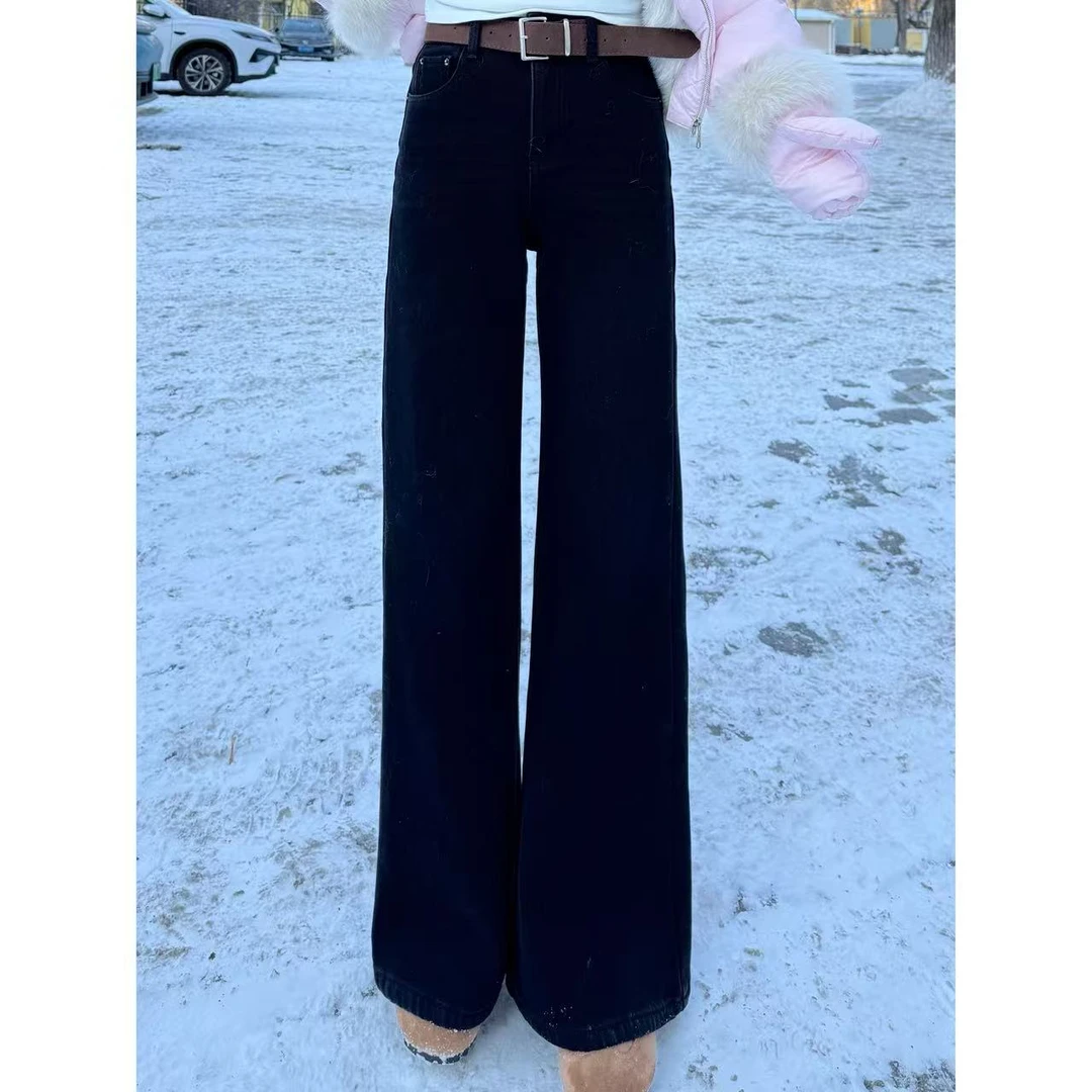 【韩系纹理牛仔裤】小允姐姐2025新款时尚气质牛仔裤