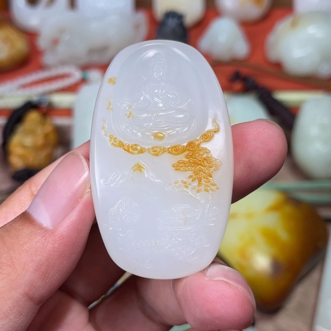 未镶嵌和田玉挂件