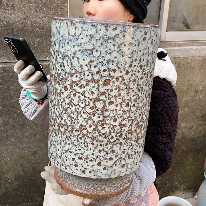 紫砂花盆正品口25高40