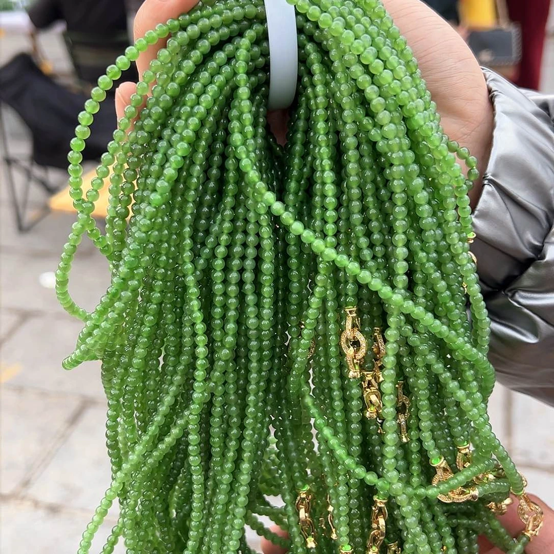 和田玉（碧玉）和田玉碧玉多样性发货拍一发一卡4未镶嵌