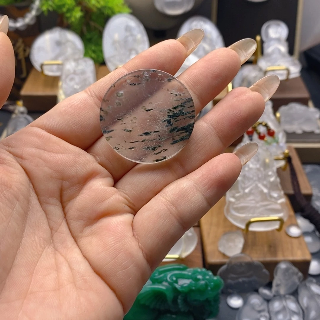 石英质玉颈饰未镶嵌皑***稍