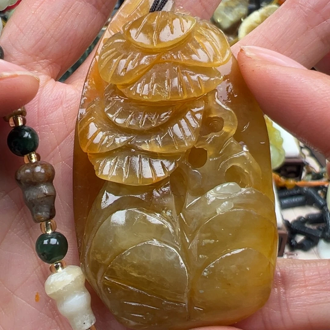 岫玉未镶嵌挂件挂件