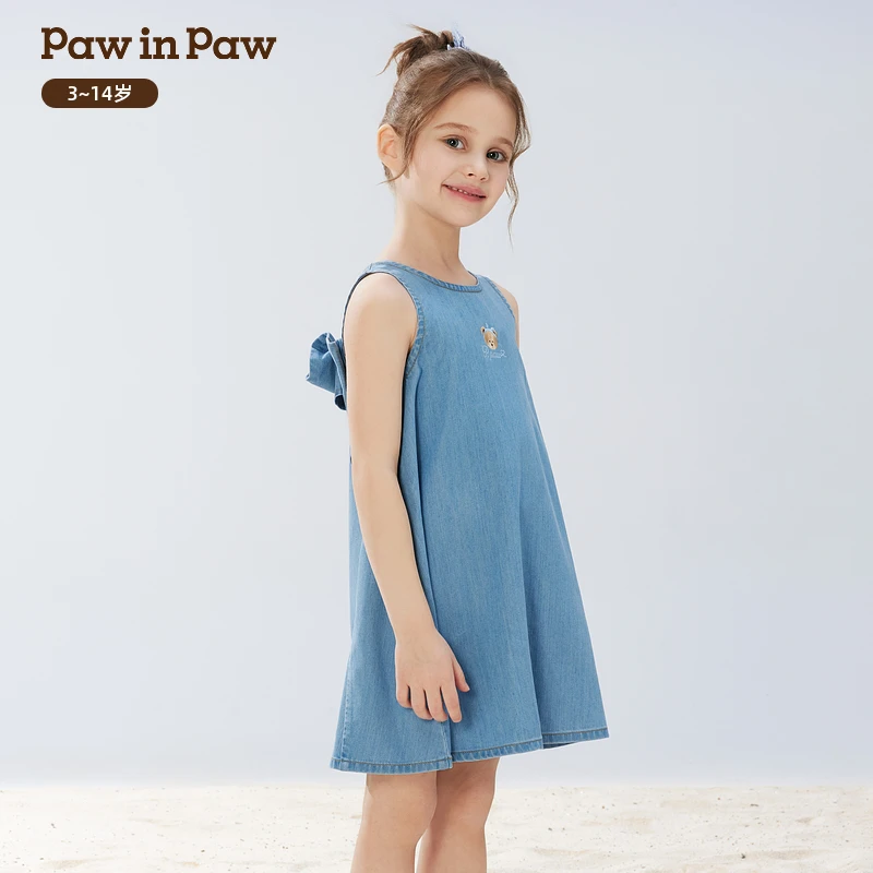【达人专属】PawinPaw小熊25年女童舒适无袖A版型连衣裙PCOJF2422E