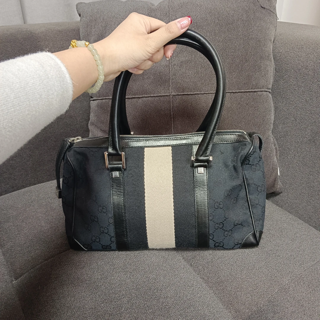 95新 GUCCI/古驰 兔兔奢G专属/古驰手提包波士顿/240313179