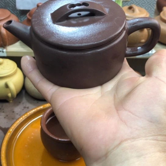 紫砂茶壶紫泥汗瓦170豪升左右