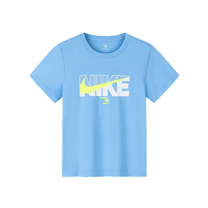 NIKE耐克运动舒适休闲户外儿童夏季童装短袖T恤RWB-TE-1528