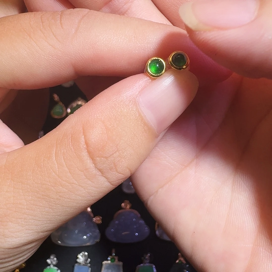 翡翠银S925镶嵌颈饰111111