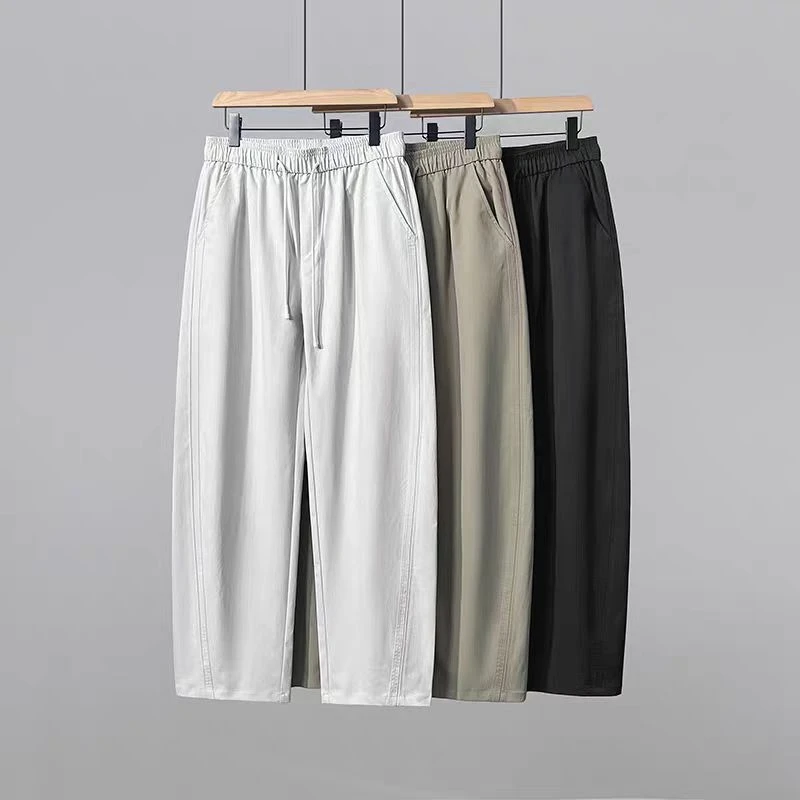 【锦衣服饰】ZLGJ  8825男士云柔立裁弯刀裤