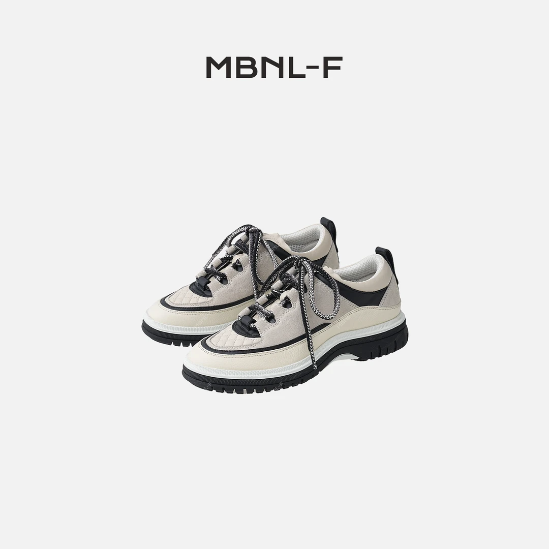 MBNL-F"经典小香" 荔枝纹牛皮高级拼色休闲鞋 秦磊XM-XZ61841