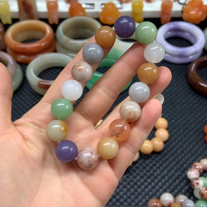 石英质玉未镶嵌手链