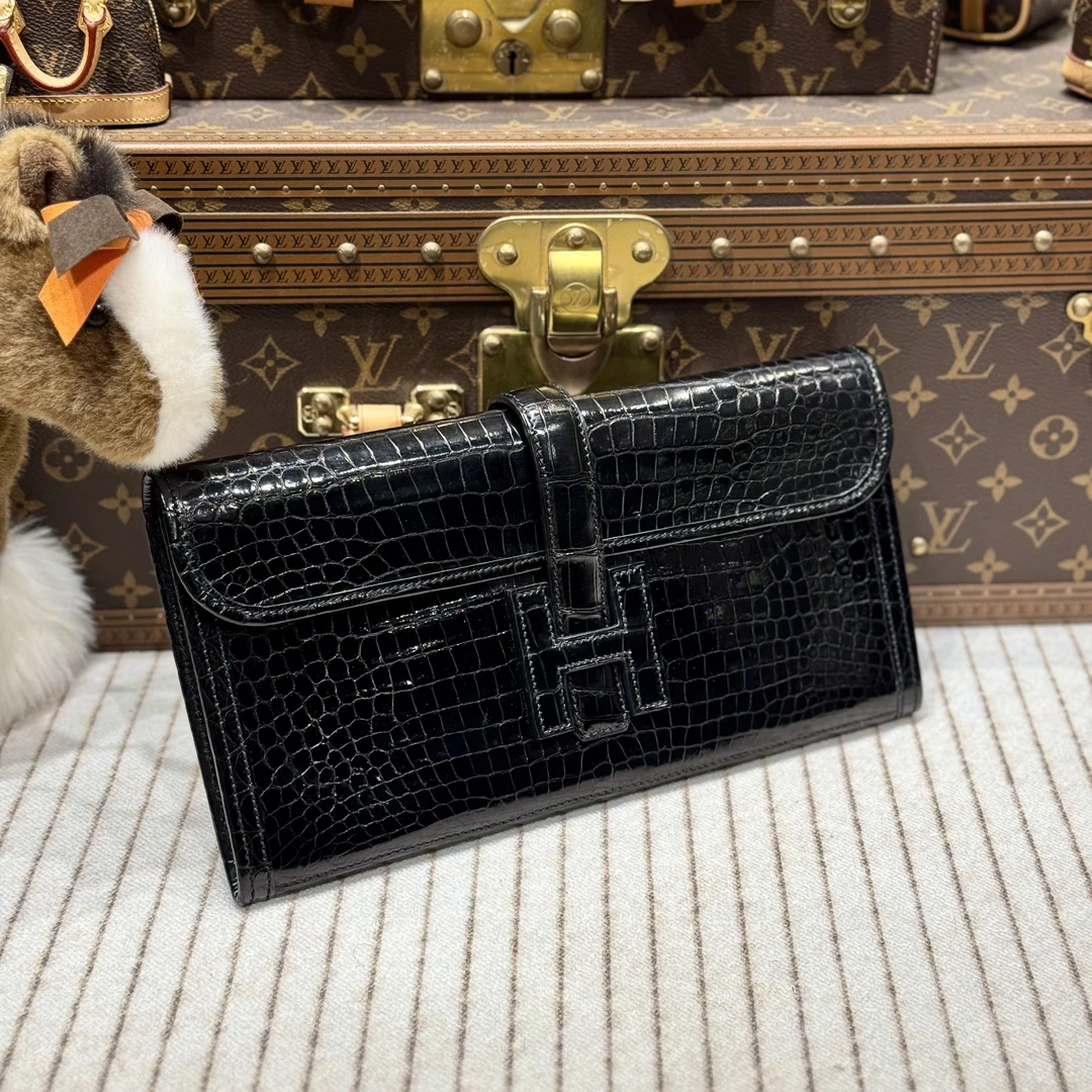 99新 Hermes/爱马仕 昊哥/t刻爱马仕倒v手拿包
