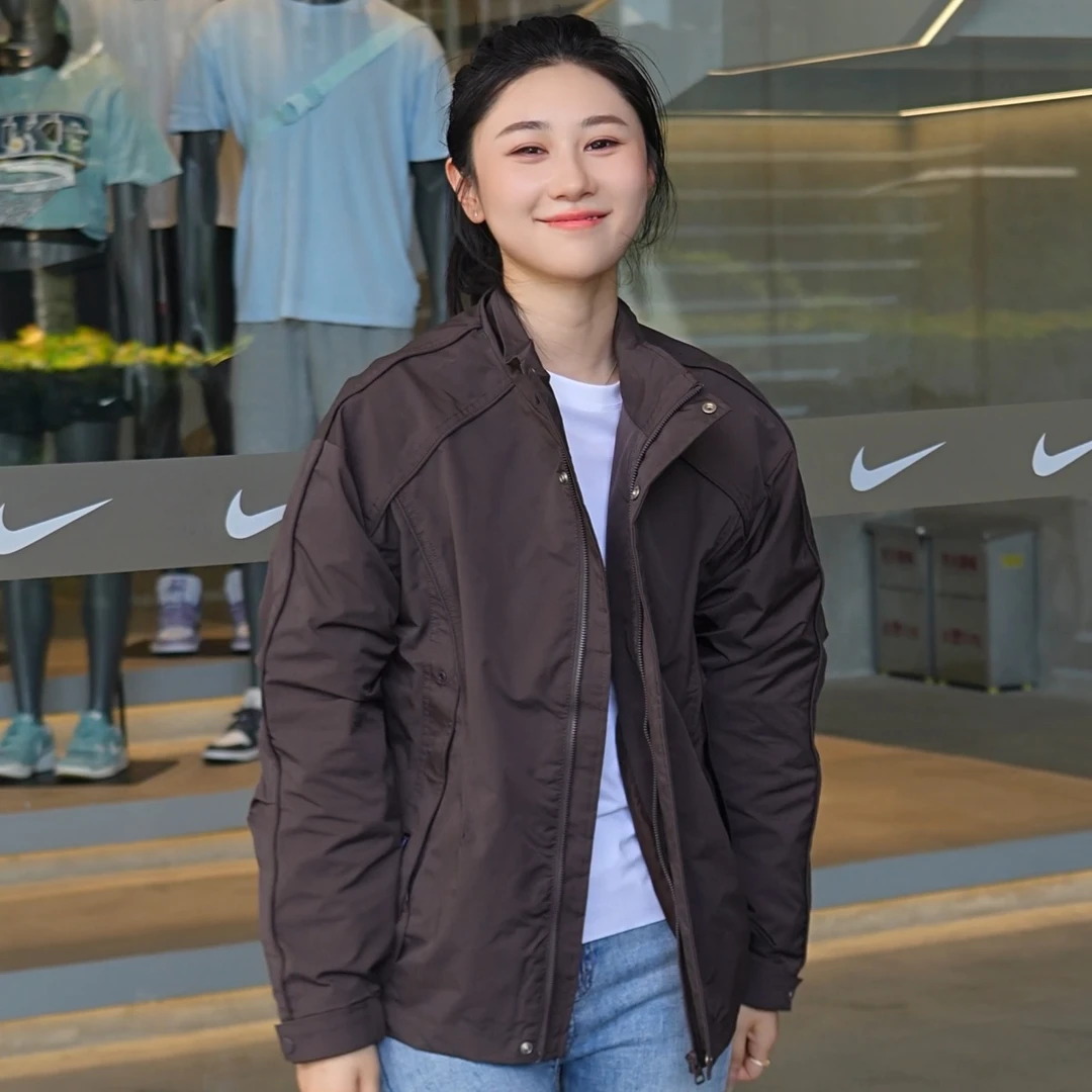 2025春秋季新款男士立领夹克简约潮流休闲帅气外套男时尚宽松