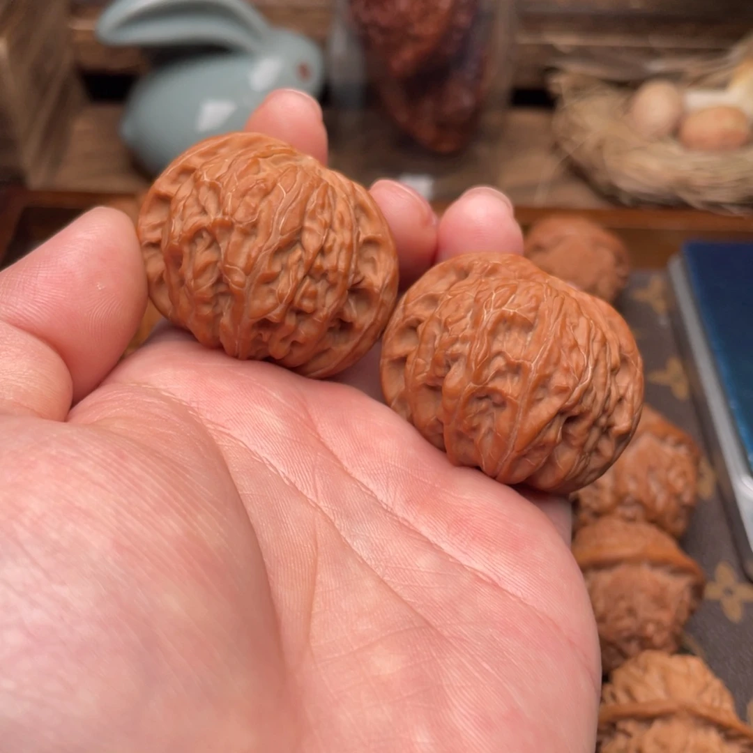 文玩核桃把件G2号41磨盘