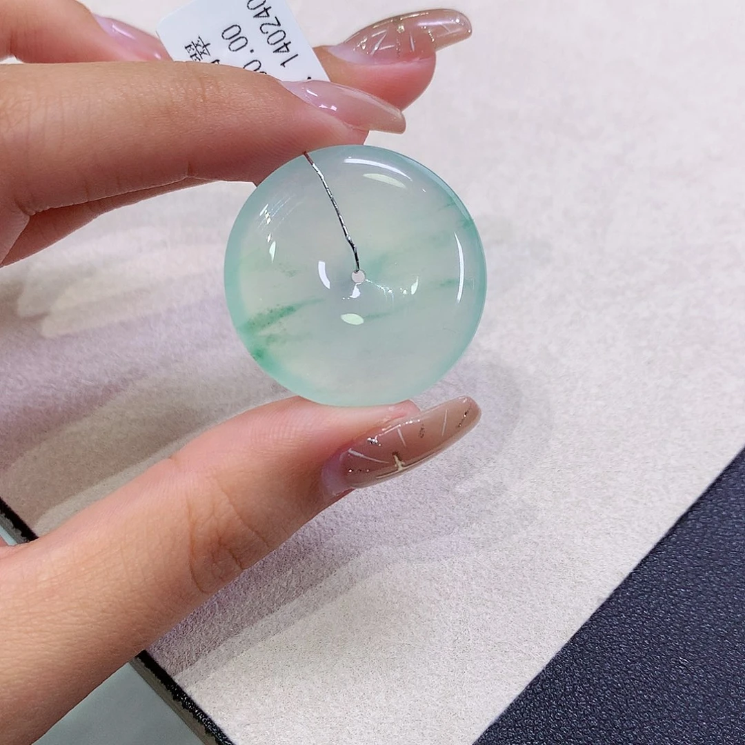 翡翠未镶嵌吊坠(不含链)30-5.4