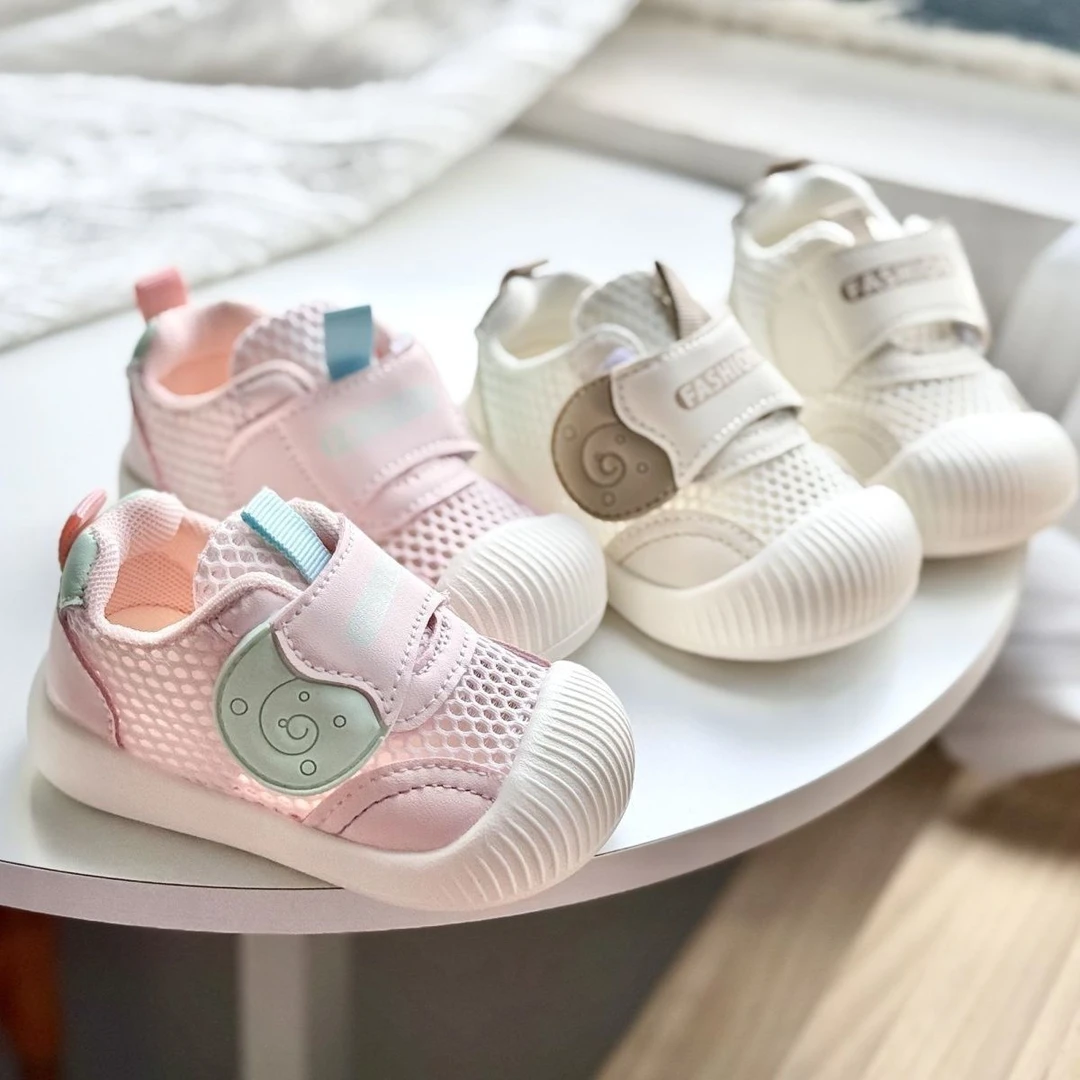 防滑透气车缝线纯色夏季鞋子高质感夏季透气机能宝宝鞋子