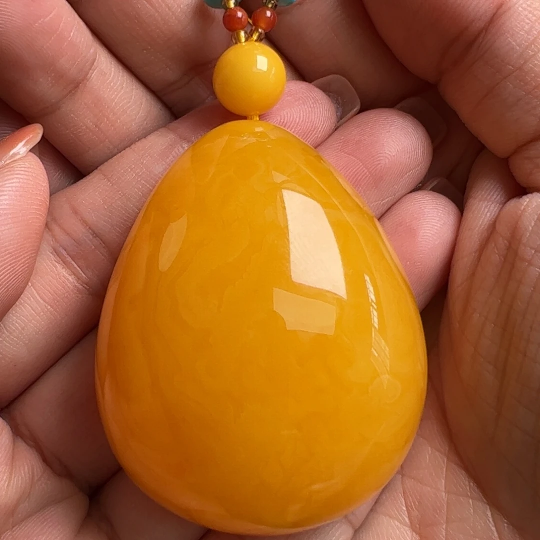 蜜蜡毛衣链未镶嵌无优化