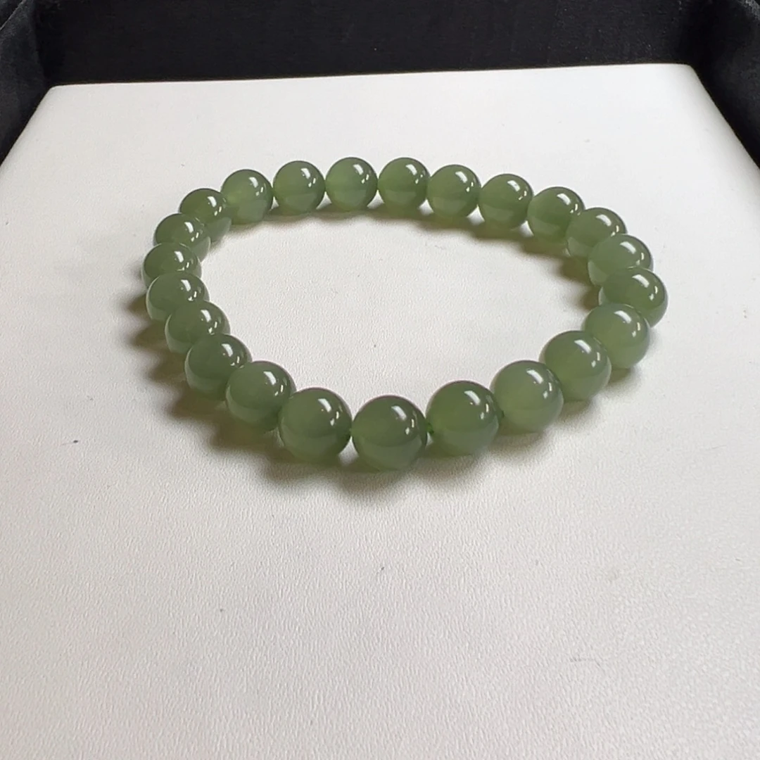 嗨***来和田玉未镶嵌手链