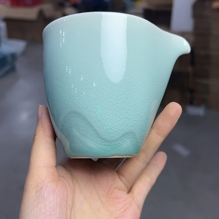 龙泉云间青瓷小米茶器