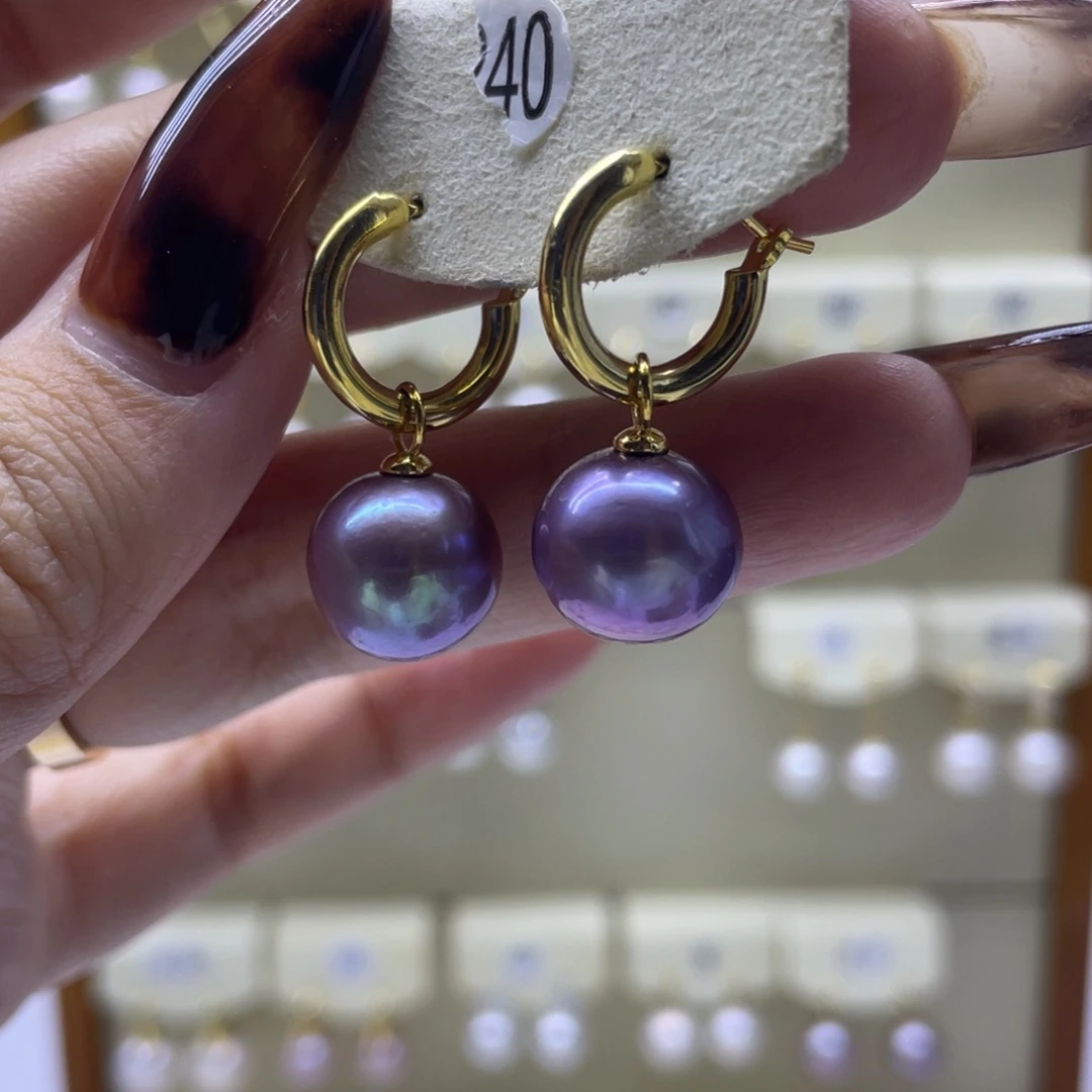 淡水珍珠耳饰未镶嵌