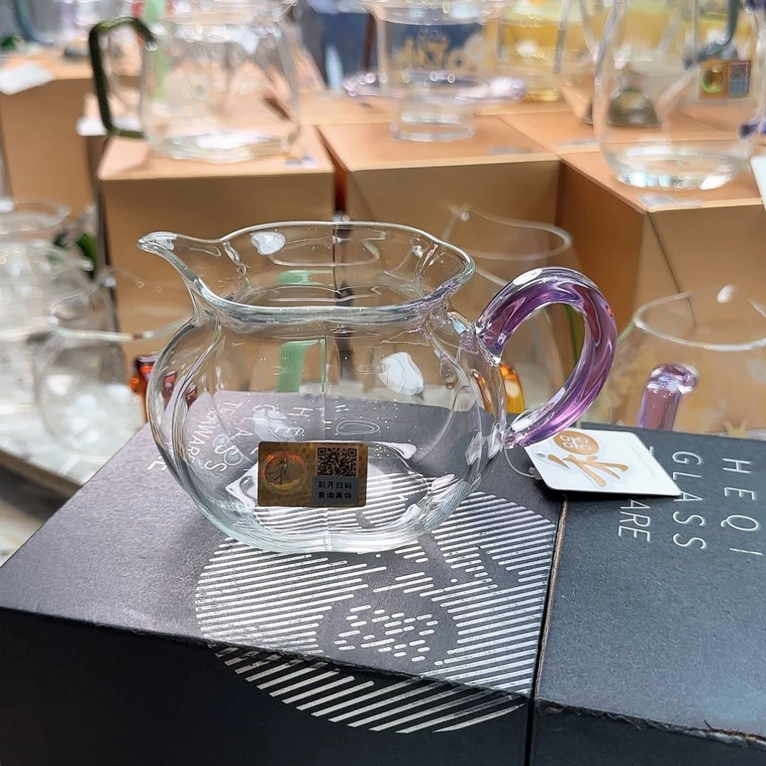 禾器浅紫色纳福公道杯