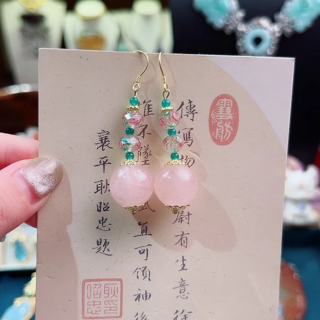 未镶嵌耳饰水晶耳环