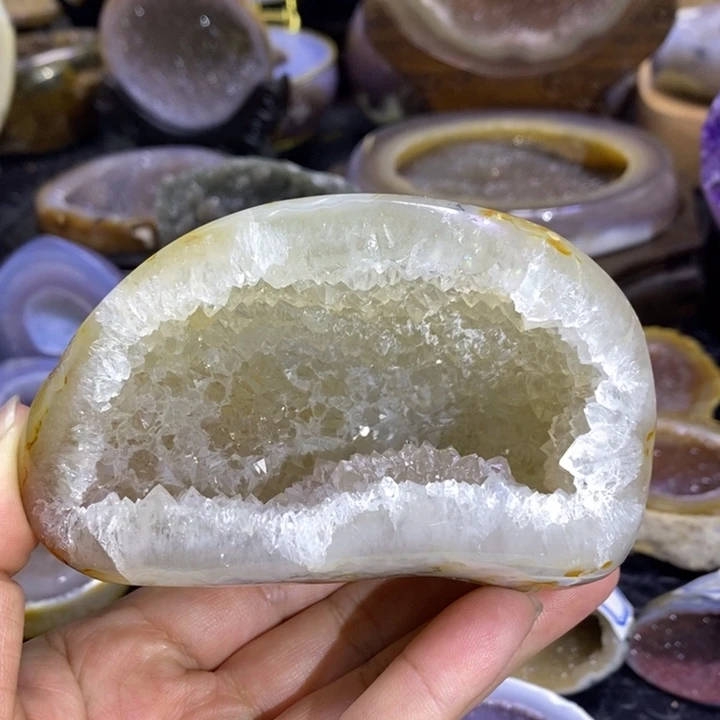 未镶嵌珠宝半成品水晶钱袋子