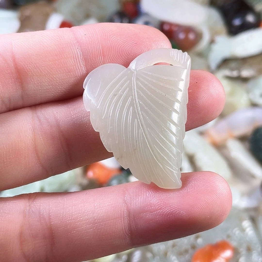 和田玉（糖玉）颈饰未镶嵌