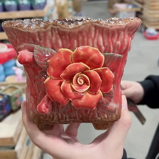 陶瓷陶瓷多肉精美花盆