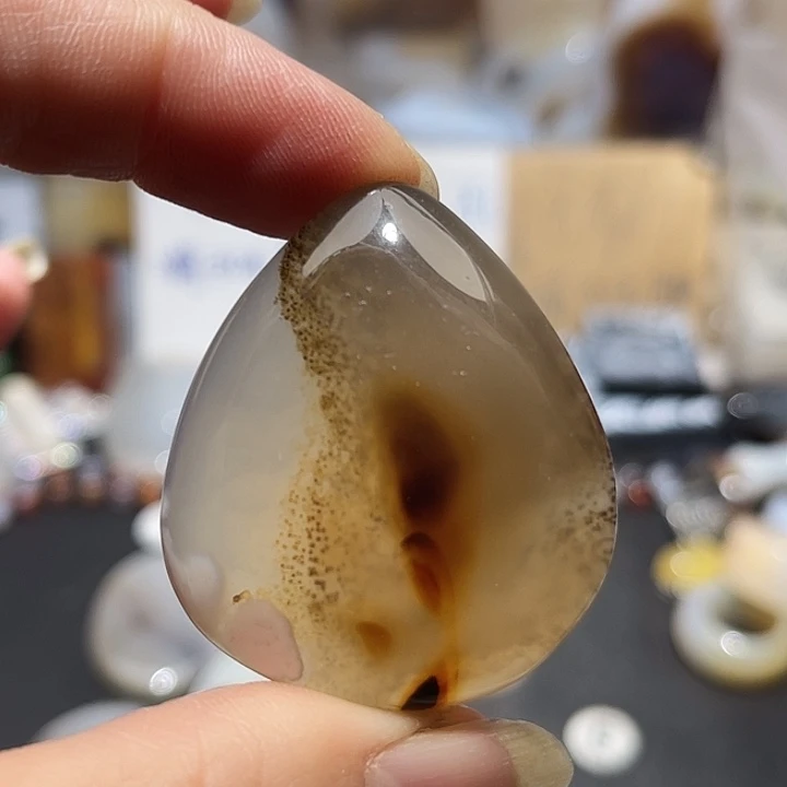 玛瑙/玉髓未镶嵌吊坠(不含链)