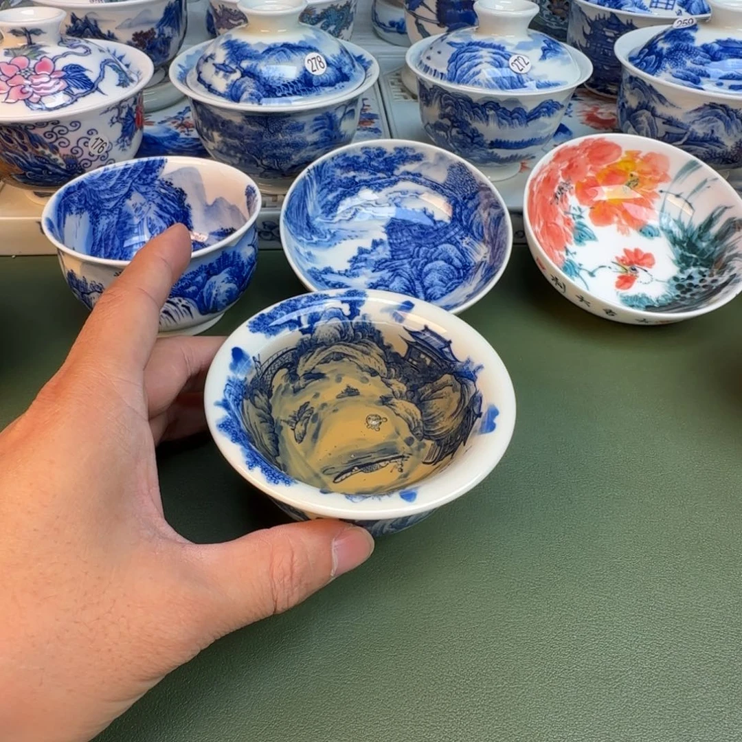 陶纯手工纯手绘茶具289