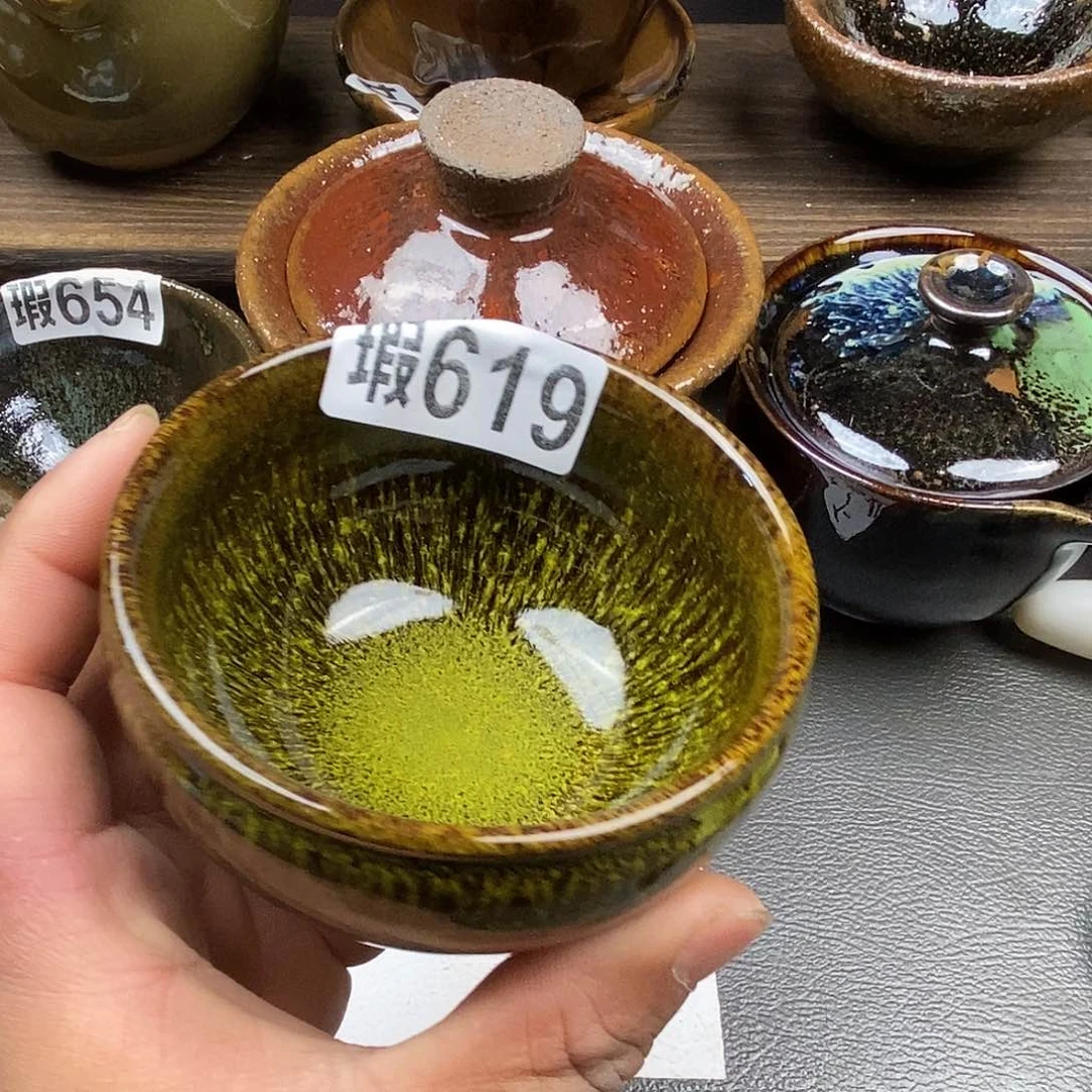 茶盏微瑕建盏主人杯子